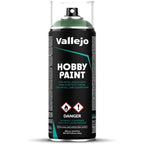 Vallejo Hobby Paint Spray - Fantasy Sick Green, 400ml (13.5 fl.oz.), Matt Finish, Self-Leveling, 2 Different Nozzles for