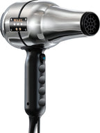 Wahl Professional 5-Star Series Ionic Retro-Chrome Barber Hair Dryer #05054 - 2 Speeds, 3 Heat & Cool Settings, 9ft Cord