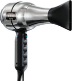 Wahl Professional 5-Star Series Ionic Retro-Chrome Barber Hair Dryer #05054 - 2 Speeds, 3 Heat & Cool Settings, 9ft Cord