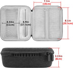 Wahl Professional Clipper Travel Case, Full-Zip Protective EVA+Velvet Compartmental Organizer with Mesh Pocket for Perso