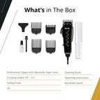 Wahl Professional Taper 2000 Corded Clipper, Adjustable, Model 08472-850